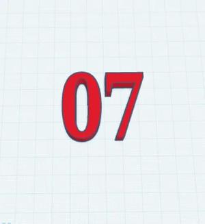 number 7   