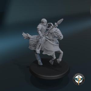 Knights on Mounts with Modular Weapons (Set 1)