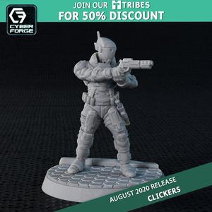 Shikari the Cyberpunk Hunter Tracker