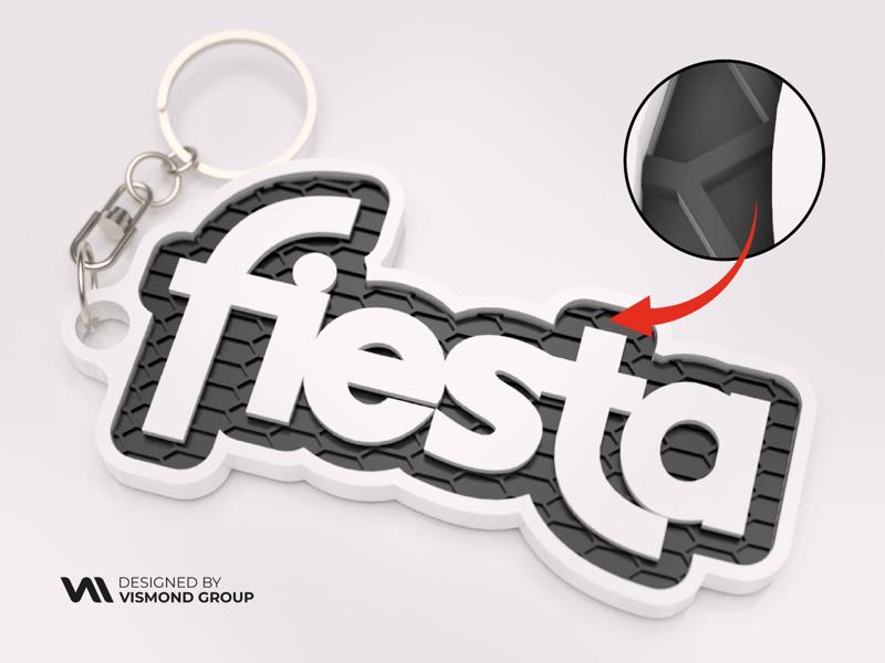 Ford Fiesta Keychain
