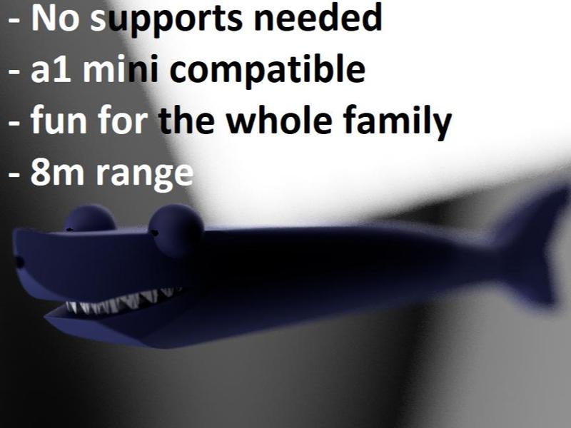 Shark water gun - No supports needed