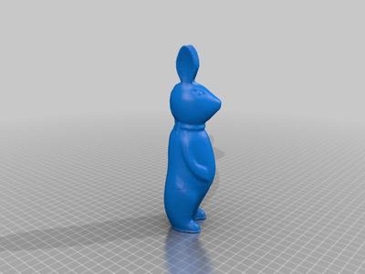 Polite Rabbit Statue