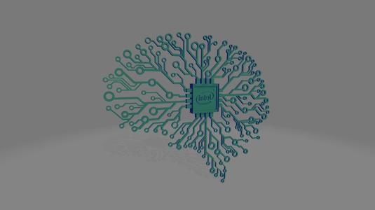 Brain Circuit CPU Holder w intel logo