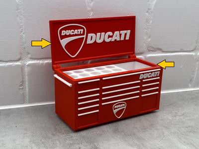 Lid - Ducati inspired fanart Desk Work Toolbox Pen
