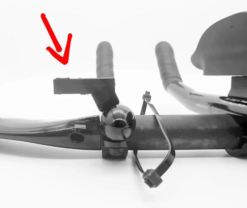 Vision Clip on Bar - Flat spacer mount 25mm   