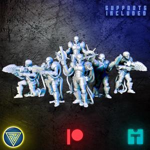 Skeleton Commandos Set