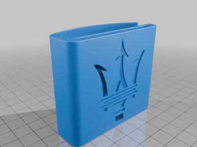 Bath and Bodyworks scent holder with Maserati logo   