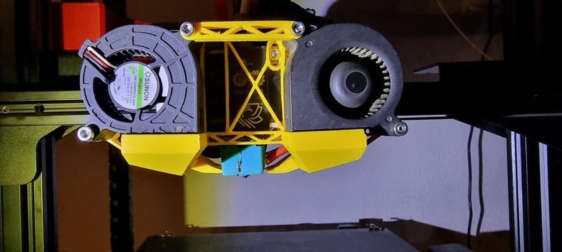 Hemera E3d 4520 Dual fan 