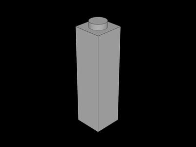 Lego Compatible (14716.dat) Brick  1 x  1 x  3   