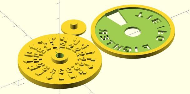 Customizable Maneuver Dial for X-Wing V2.2