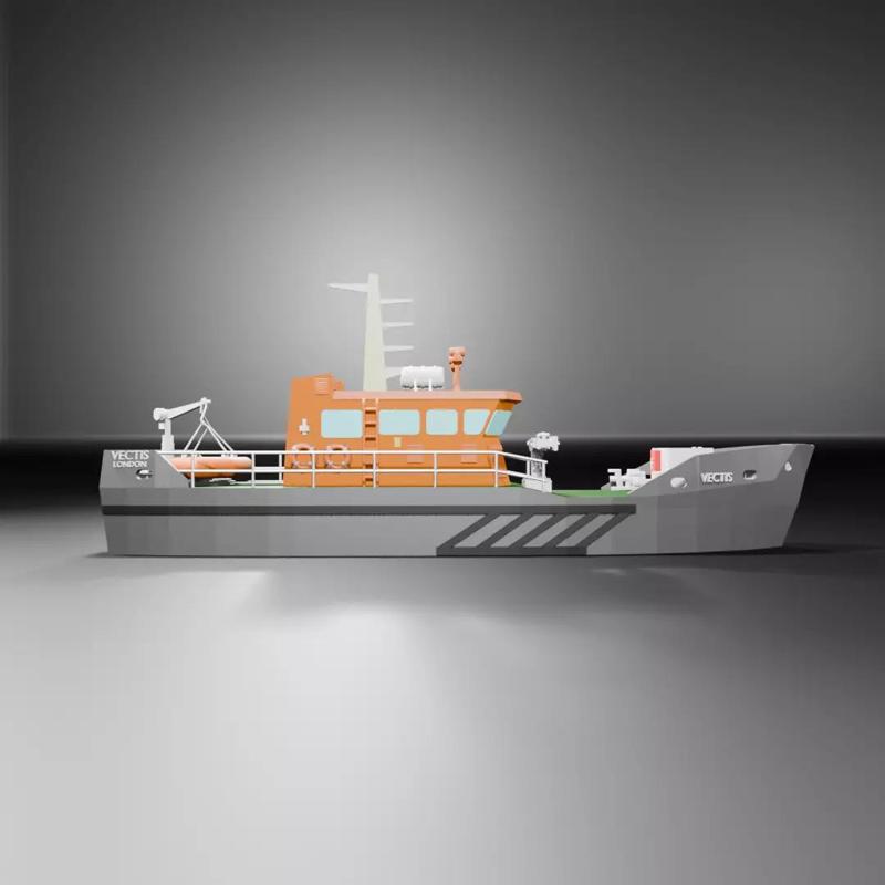 THV Vectis - 175 Scale 3D Printing Ship - FanArt