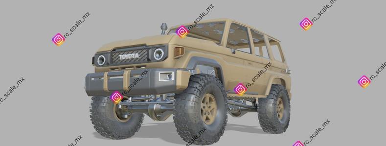 TOYOTA LAND CRUISER J76 2025 324 MM WHEELBASE 1/10