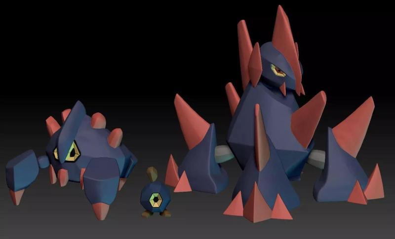 Pokemon Roggenrola Boldore Gigalith