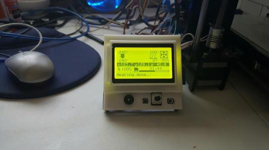 Cover Plate for "SainSmart Smart Controller RAMPS 1.4 LCD 12864 LED Turn On Control For 3D Print"