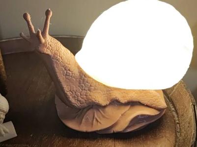snail lamp