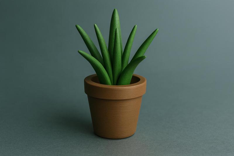 Aloe Plant Figurine