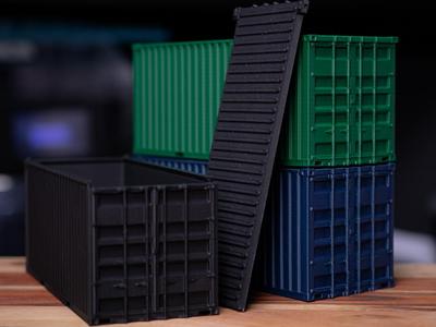 Stackable Shipping Container Storage Compartment