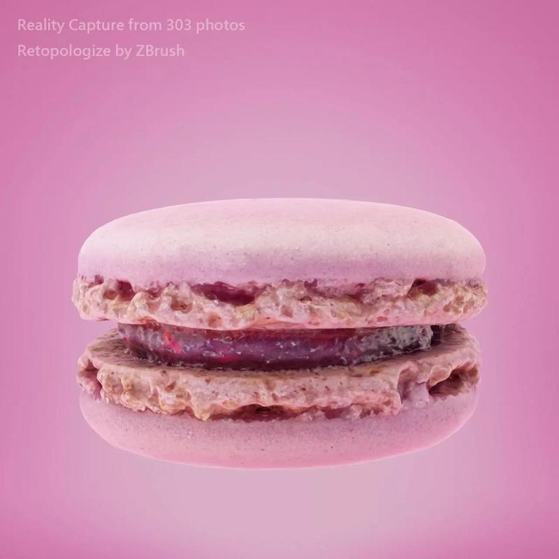 Rose Macaron and Sea salt caramel Macaron