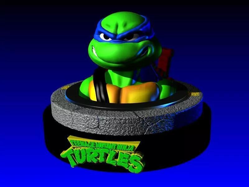 LEO TURTLES MUTANT NINJA MAYHEM CAOS BUST