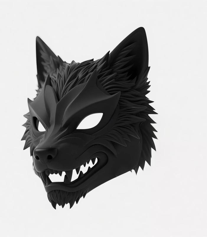 Gothic Wolf Wearable Mask