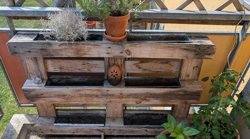🌱 Plants on pallets - the EU pallet plant pot to print yourself 🌱