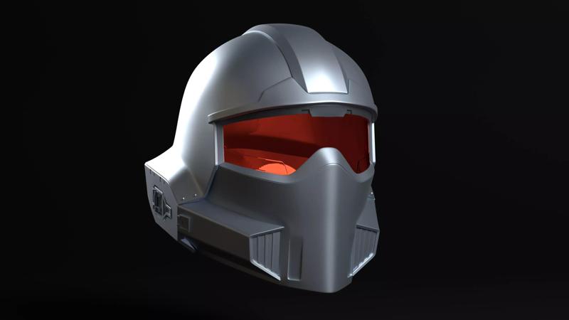 Hell driver Sci fi Helmet for Cosplay