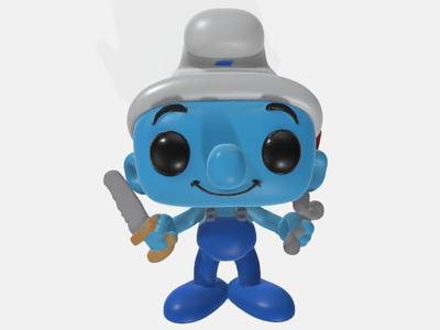 DIY Smurf POP