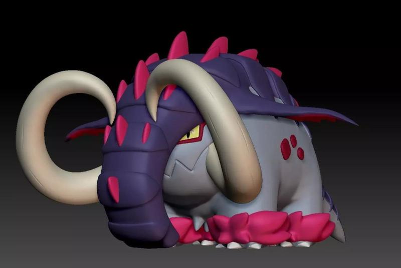 Pokemon Paradox Ancient Donphan Great Tusk