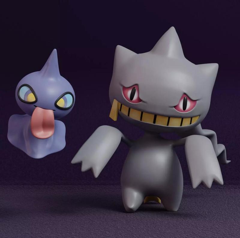 Pokemon - Shuppet and Banette with 2 poses
