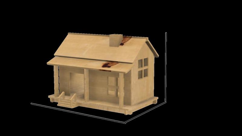 Model house - laser cutting files