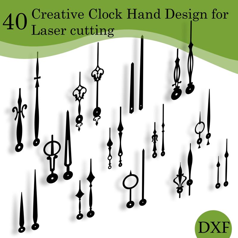 40 creative laser cut clock hands for wall clocks