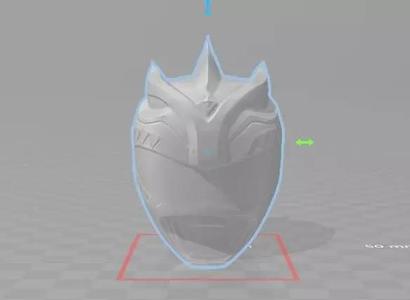 Power rangers 3d file Helmet Green ranger