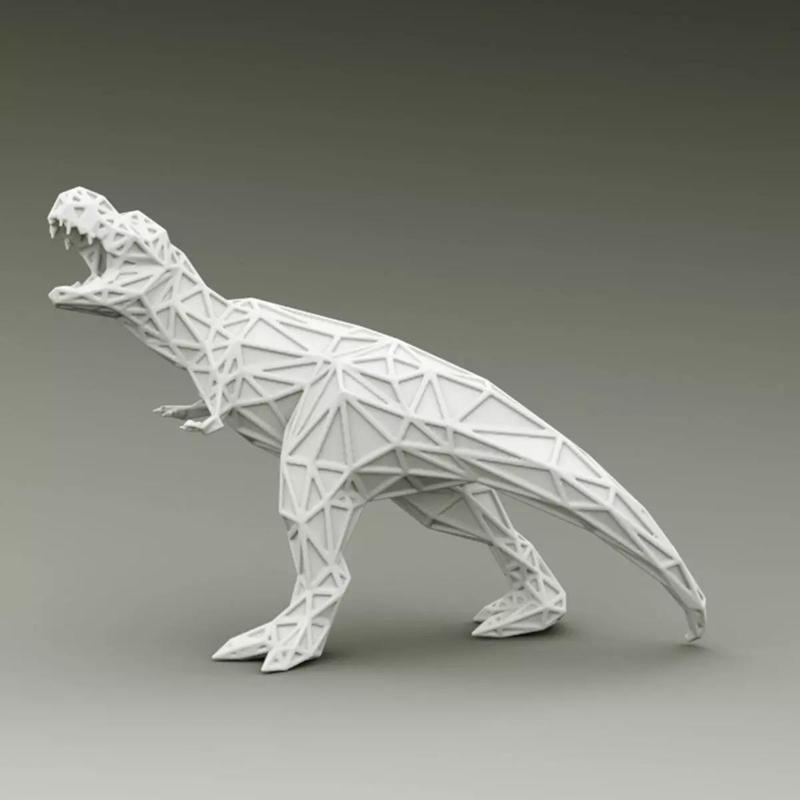 3D PRINTED MODEL T-REX-Prominent-triangulate-design