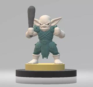 Retro Goblin Fighter 3d printable model