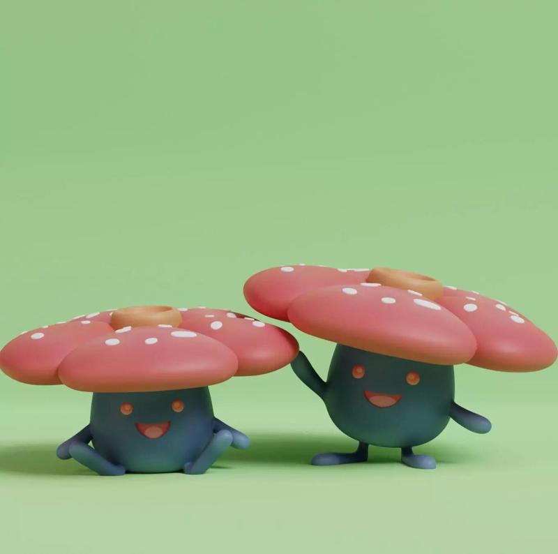 Pokemon - Vileplume with 2 poses