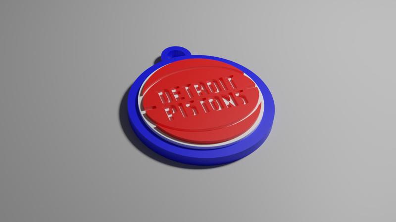 Detroit Pistons KeyRing