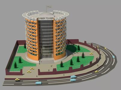 Exterior  architecture appartment