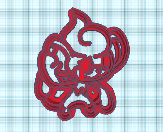 Pokemon: Pansear Cookie Cutter