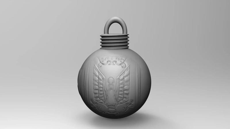 Bola de navidad-caballeros del zodiaco- CISNE