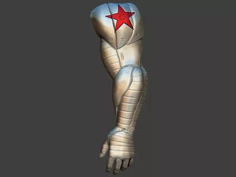Winter Soldier Metal Arm