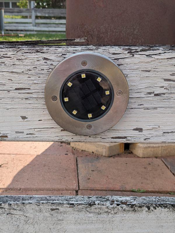 Solar Ground Light Plate
