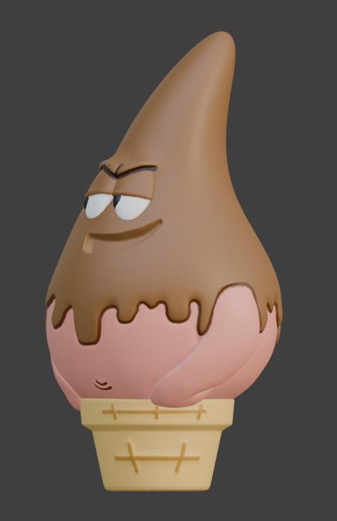 Patrick Ice Cream (Spongebob Squarepants, Spongebob, Patrick Star)
