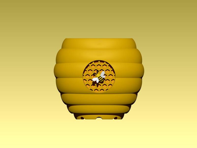 Honey Pot with Bee