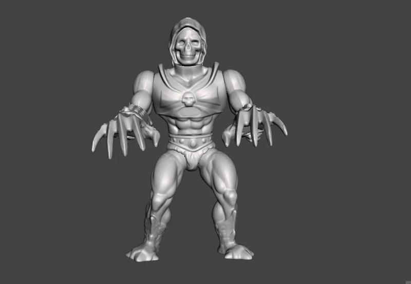 SKELETOR TERROR CLAWS MOTU VINTAGE ACTION FIGURE COMPLETE