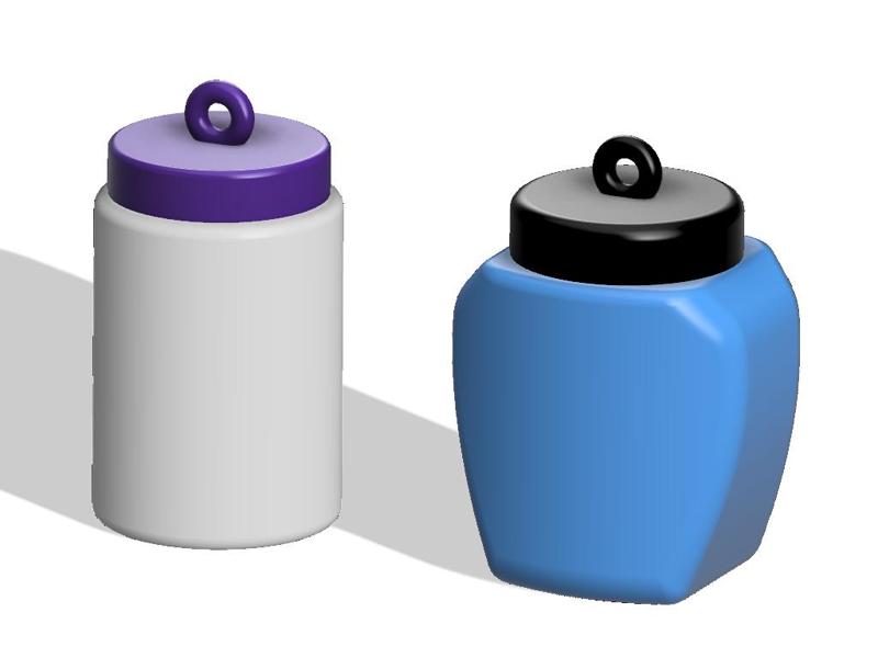 Salon Line and Skala Cream Key Ring