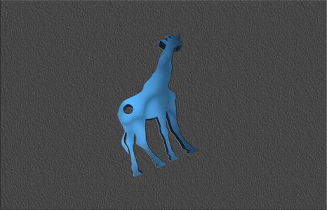 Giraffe Keychain