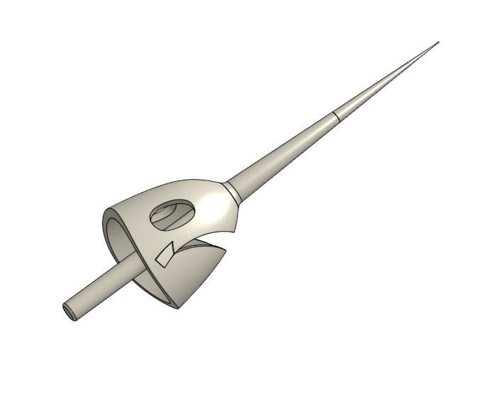 Spongebob inspired swordfish skull sword