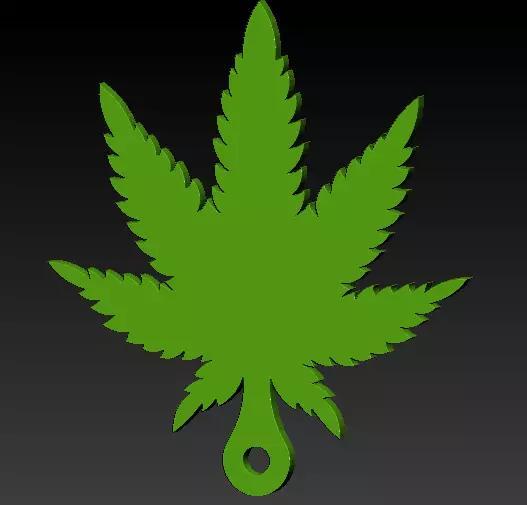 KEY RING CANNABIS MARIHUANA