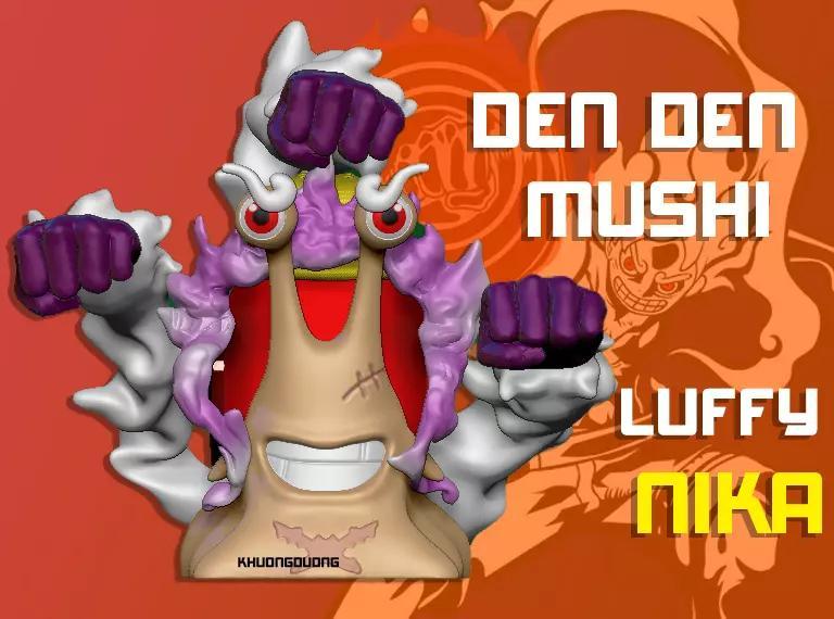 DEN DEN MUSHI - LUFFY NIKA GEAR 5 - ONEPIECE