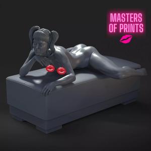 sexy pose - NSFW - EROTIC MINIATURE 75 MM SCALE